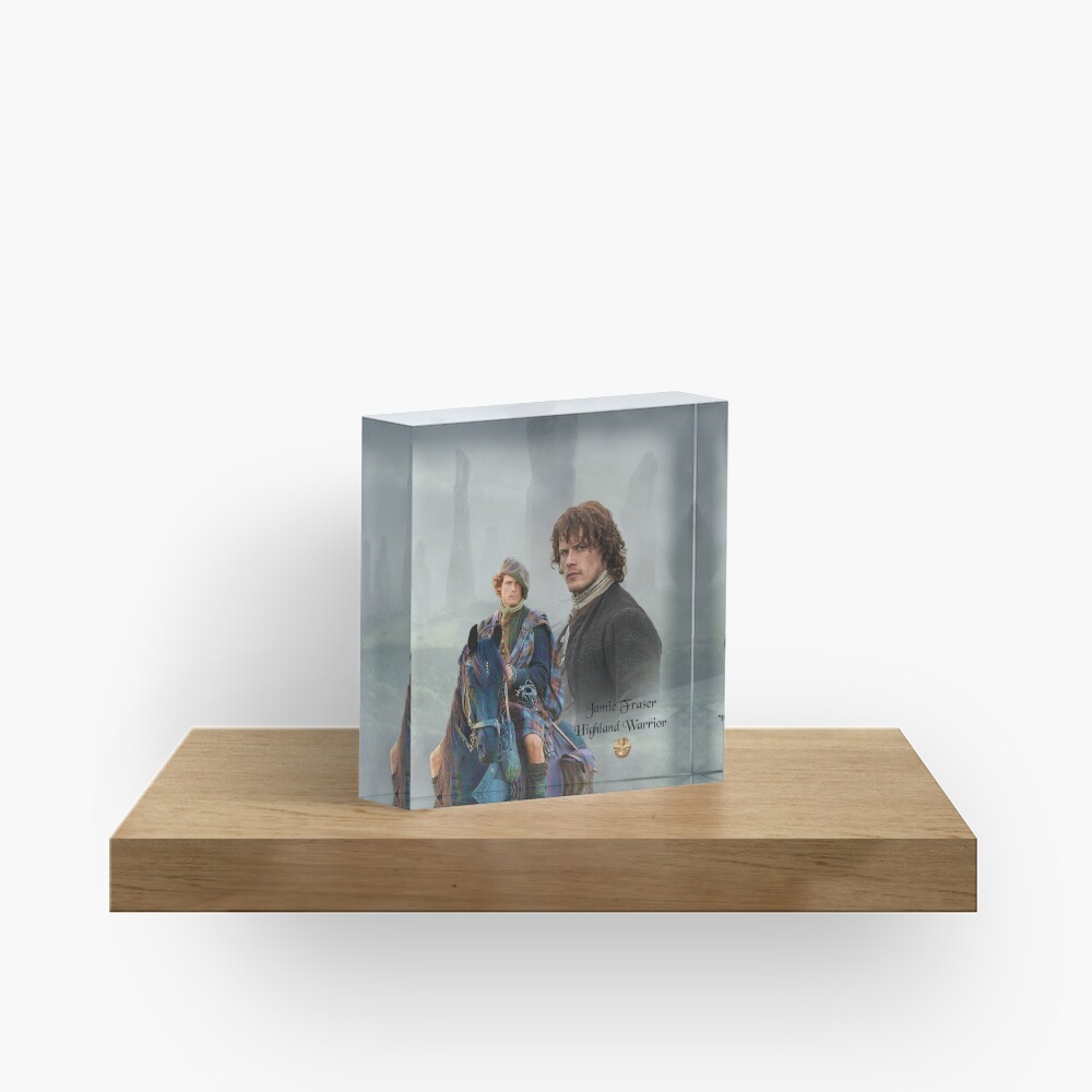 Jamie Fraser-Highland Warrior/Outlander Acrylic Block