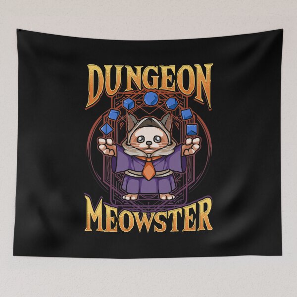 Item preview, Dungeon Meowster Tabletop Gamer designed and sold by perfectpresents.