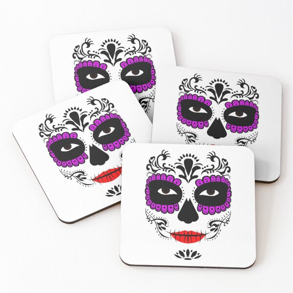 Item preview, Mexican death mask La Catrina for santa muerte - day of the dead holiday, feast. And for halloween. designed and sold by Marcin Adrian.