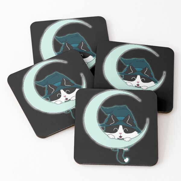 Item preview, Happy Meowlloween! - Tuxedo Kitty designed and sold by Katrina Montgomery.