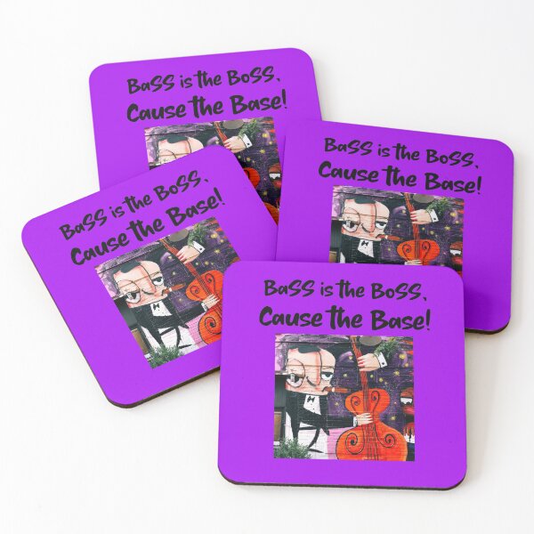 Item preview, ”Bass is the Boss, Cause the Base!” Music Band   designed and sold by musicmusicpin.