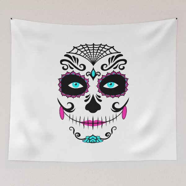 Item preview, Mexican death mask La Catrina for santa muerte - day of the dead holiday, feast. And for halloween. designed and sold by Marcin Adrian.