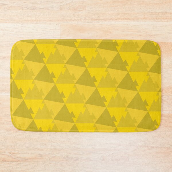 Item preview, Jigsaw Puzzle Triangles Pattern – Yellow designed and sold by RoguePatterns.