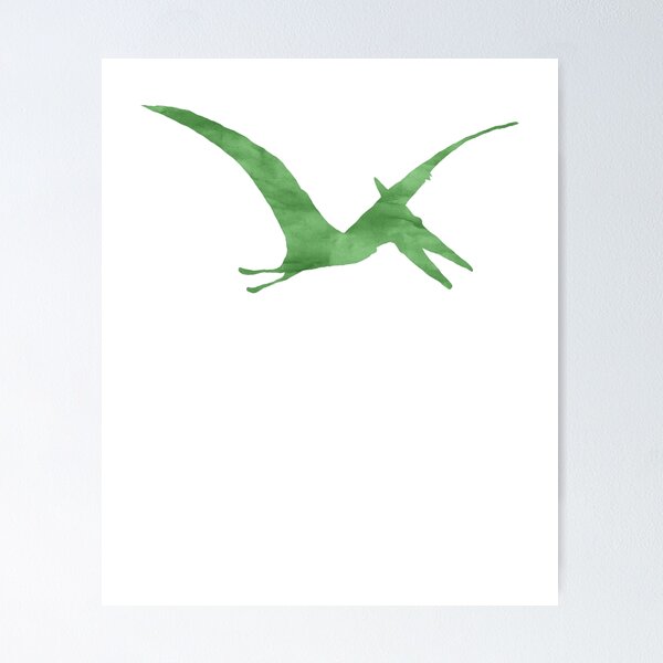 Item preview, Pterodactyl Dinosaur Green Watercolor School Kids designed and sold by sharedipmemes.