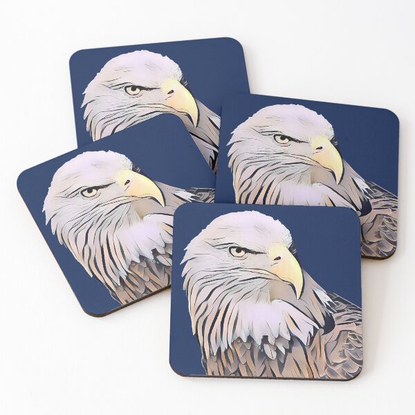 Item preview, Stylized Bald Eagle designed and sold by Autumn Seas Photography.