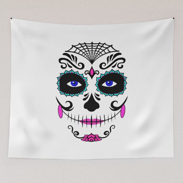 Item preview, Mexican death mask La Catrina for santa muerte - day of the dead holiday, feast. And for halloween. designed and sold by Marcin Adrian.