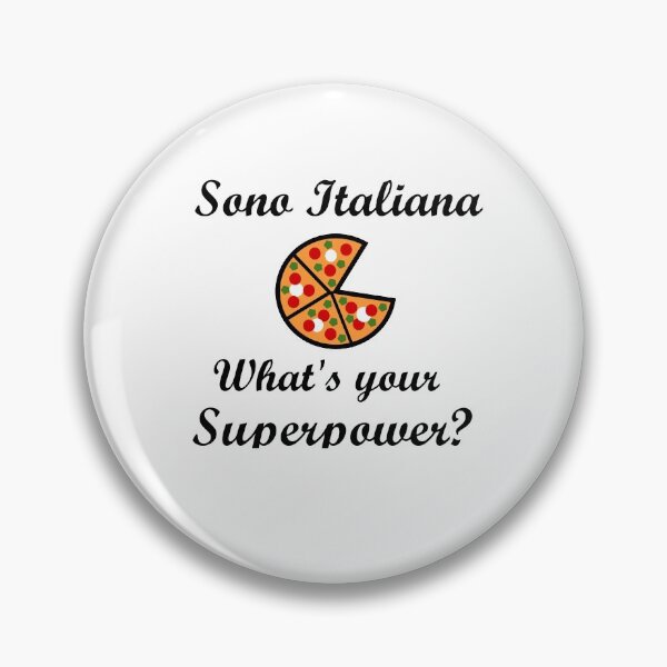 Item preview, Sono Italiana, What's your superpower? designed and sold by LazyCouchGym.