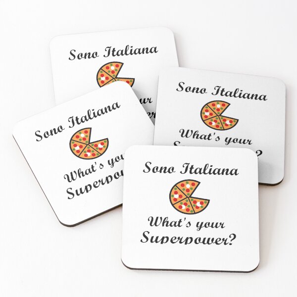 Item preview, Sono Italiana, What's your superpower? designed and sold by LazyCouchGym.