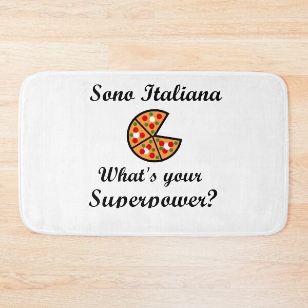 Item preview, Sono Italiana, What's your superpower? designed and sold by LazyCouchGym.