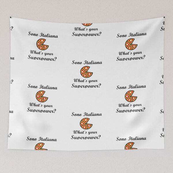 Item preview, Sono Italiana, What's your superpower? designed and sold by LazyCouchGym.