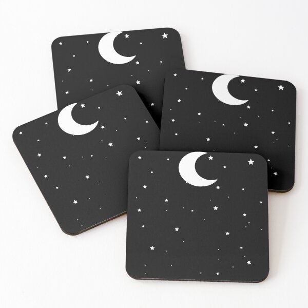 Item preview, sillhouette sitting on moon designed and sold by designMarks.