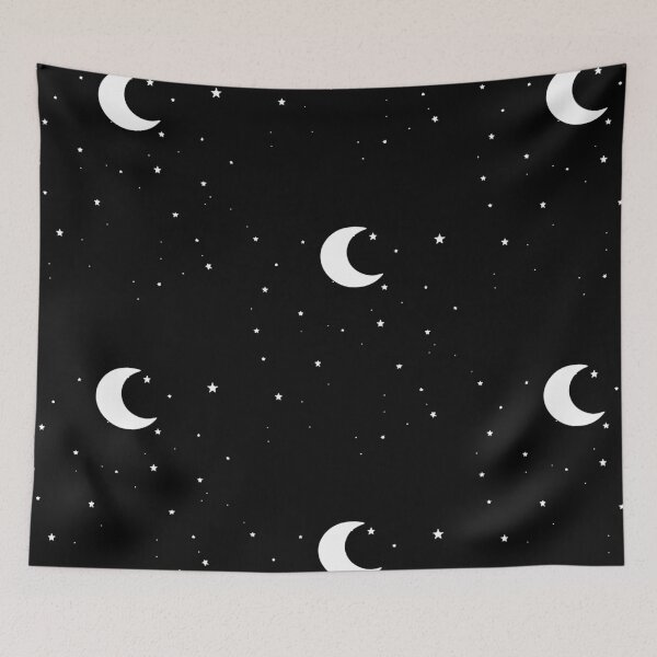 Item preview, sillhouette sitting on moon designed and sold by designMarks.