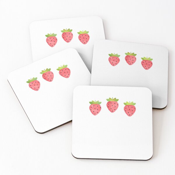 Item preview, Cute Watercolor Strawberries Fruits Tropical designed and sold by sharedipmemes.