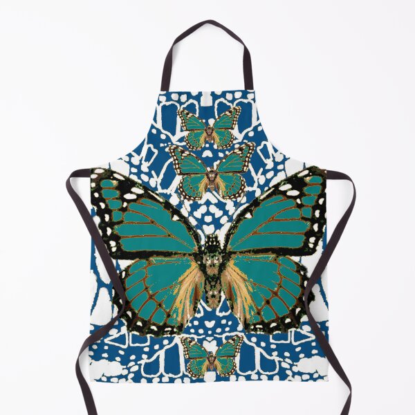 Item preview, TEAL COLOR MONARCH BUTTERFLY MODERN ART designed and sold by sharlesart.