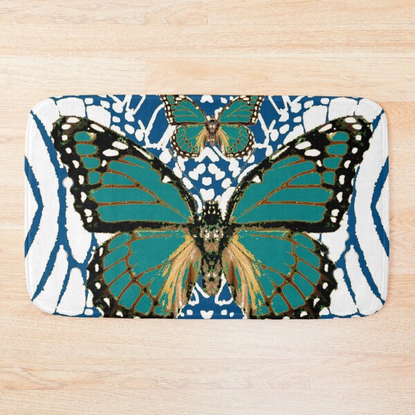 Item preview, TEAL COLOR MONARCH BUTTERFLY MODERN ART designed and sold by sharlesart.