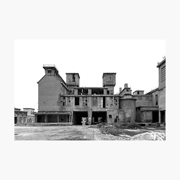 The former cement factory Photographic Print