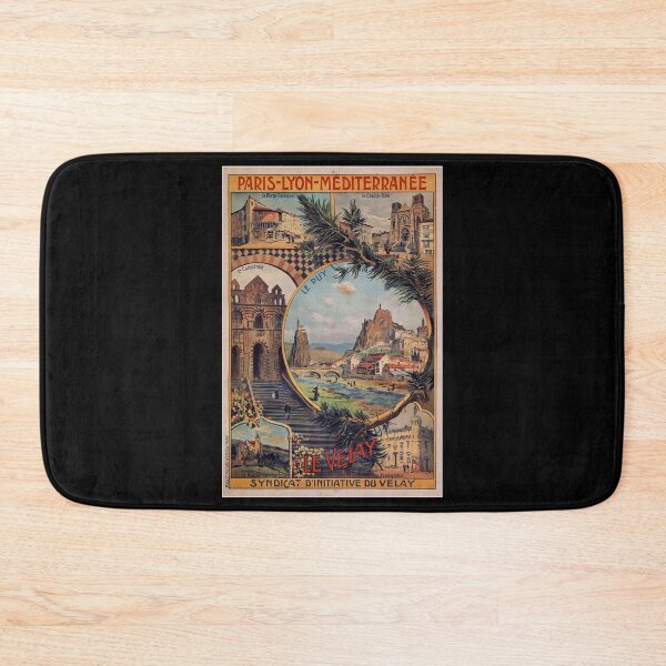 Item preview, Le Velay retro poster designed and sold by CorasPosters.