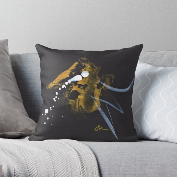 Golden Path I Throw Pillow