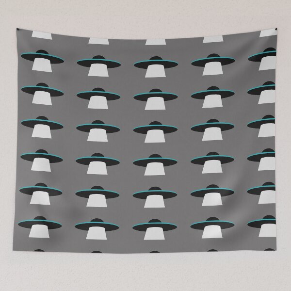 Item preview, Spaceship Gray Pattern designed and sold by TrulyRested.