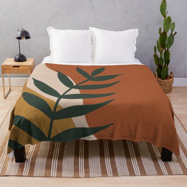 Item preview, Modern Art Leaves Collection Pink, Green, Gold designed and sold by StudioPosies.