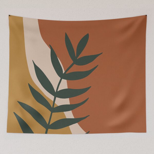 Item preview, Modern Art Leaves Collection Pink, Green, Gold designed and sold by StudioPosies.