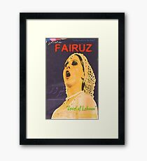 FAIRUZ Framed Print