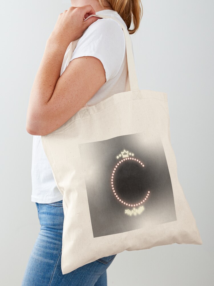 Personalized Canvas Tote Bag with Name & Initial - Personalized