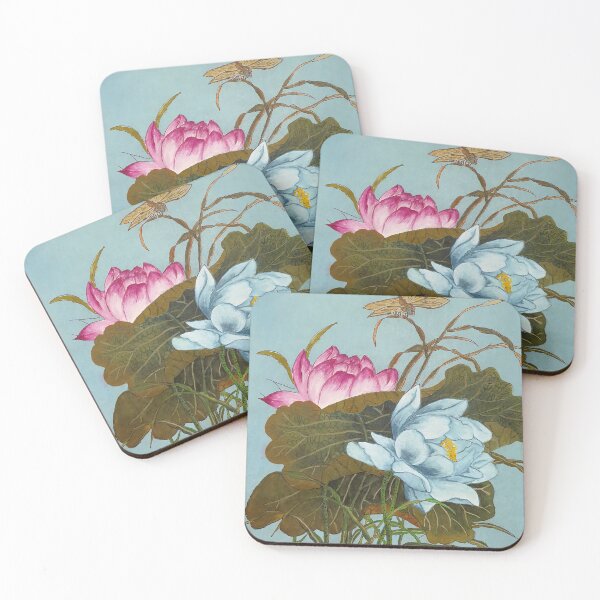 Item preview, Winter Lotus Flower designed and sold by NEWTRO RETRO ART MARKET.
