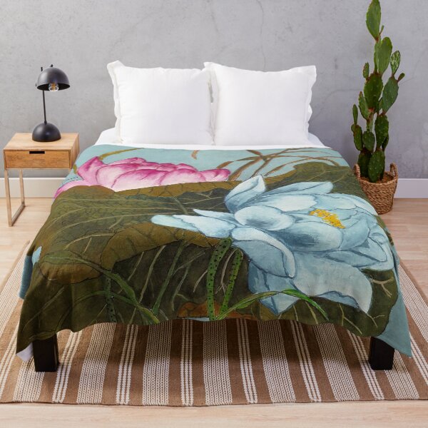 Item preview, Winter Lotus Flower designed and sold by NEWTRO RETRO ART MARKET.