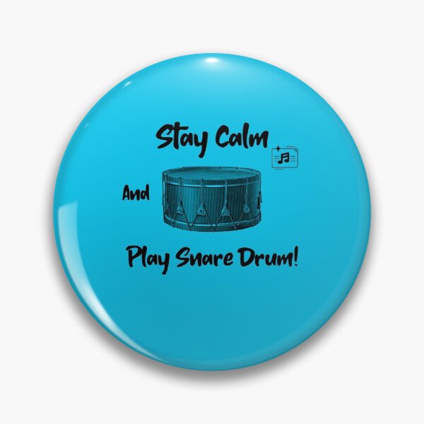 Item preview, «Stay Calm and Play Snare Drum» Music Piano Band Orchestra Shirt  designed and sold by musicmusicpin.