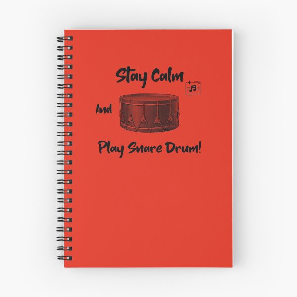 Item preview, «Stay Calm and Play Snare Drum» Music Piano Band Orchestra Shirt  designed and sold by musicmusicpin.