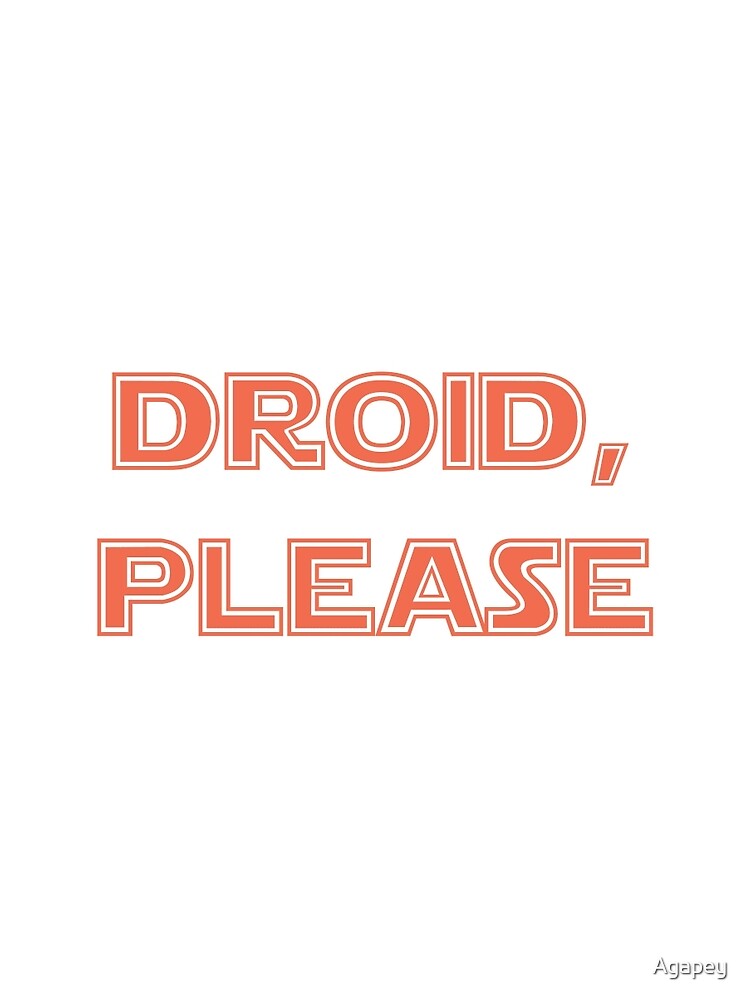 Droid, Please - BB8 by Agapey