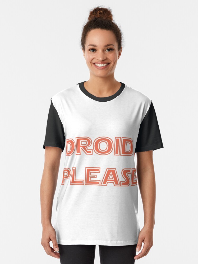 Alternate view of Droid, Please - BB8 Graphic T-Shirt
