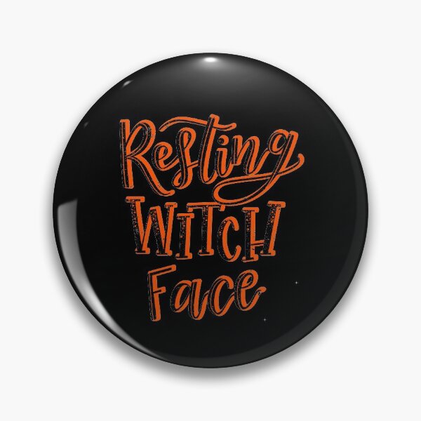Item preview, Resting Witch Face, Vintage Halloween designed and sold by merchermaier.