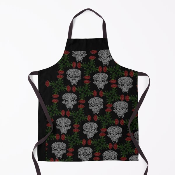 Item preview, Gothic roses red and skull designed and sold by Bodino.