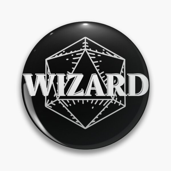 Item preview, Dnd Wizard Class Symbol D20 Print designed and sold by ToplineDesigns.