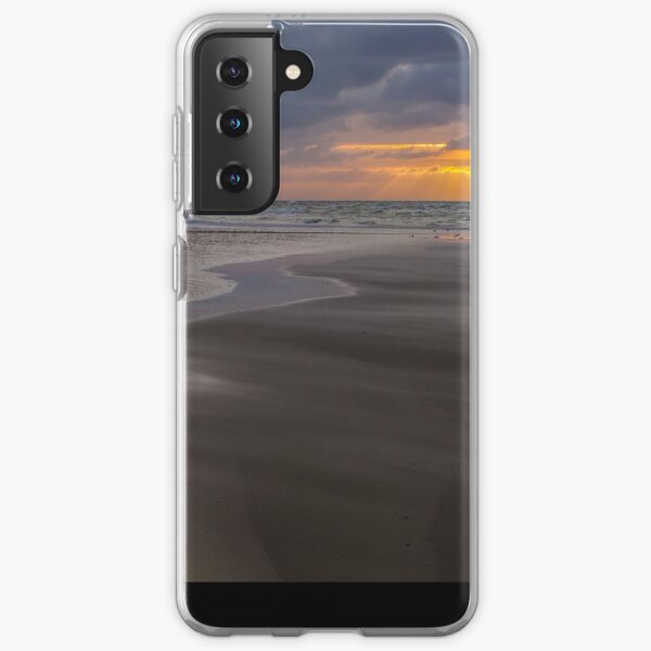 Sunrise over the ocean at the northern tip of Denmark Samsung Galaxy Soft Case