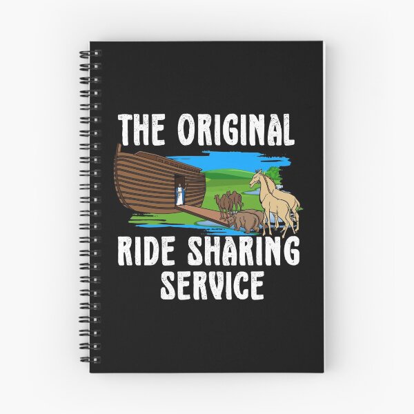 Item preview, Original Ride Sharing Noah on his Ark Funny Christian designed and sold by Gold Wings Tees.