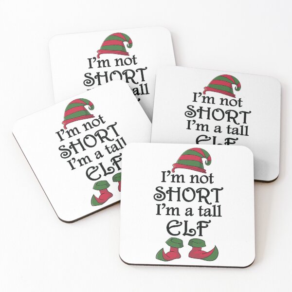 Item preview, I'm Not Short I'm a Tall Elf Christmas Holidays designed and sold by TheInkElephant.