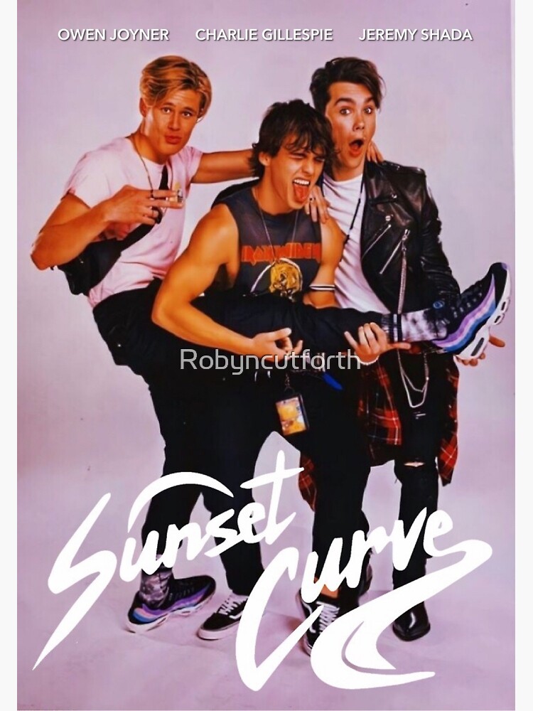 "Sunset Curve band poster" Poster by Robyncutforth | Redbubble