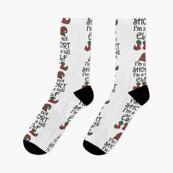 Item preview, I'm Not Short I'm a Tall Elf Christmas Holidays designed and sold by TheInkElephant.