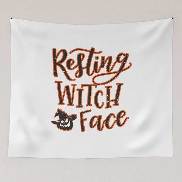 Item preview, Resting Witch Face, Vintage Halloween designed and sold by merchermaier.