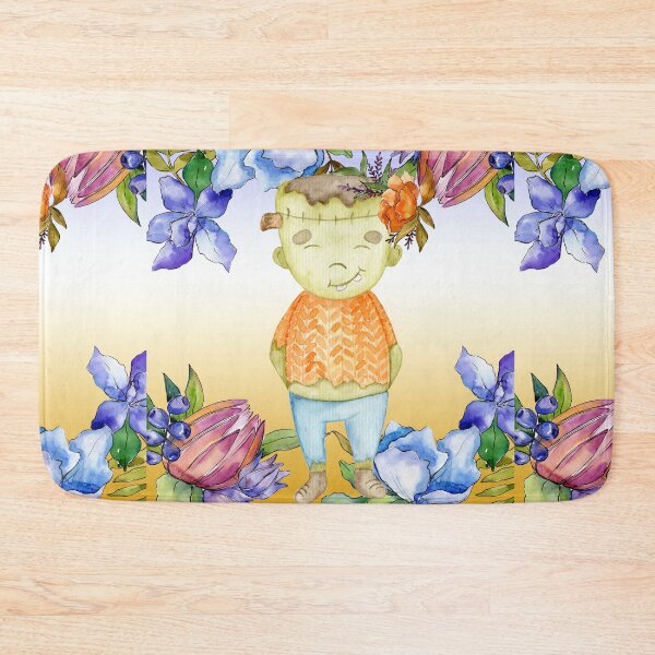 Item preview, Floral Halloween Monster designed and sold by Iskybibblle.