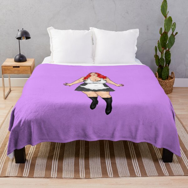 Item preview, BBW housekeeping overweight, red-haired woman designed and sold by PinUpsandPulp.