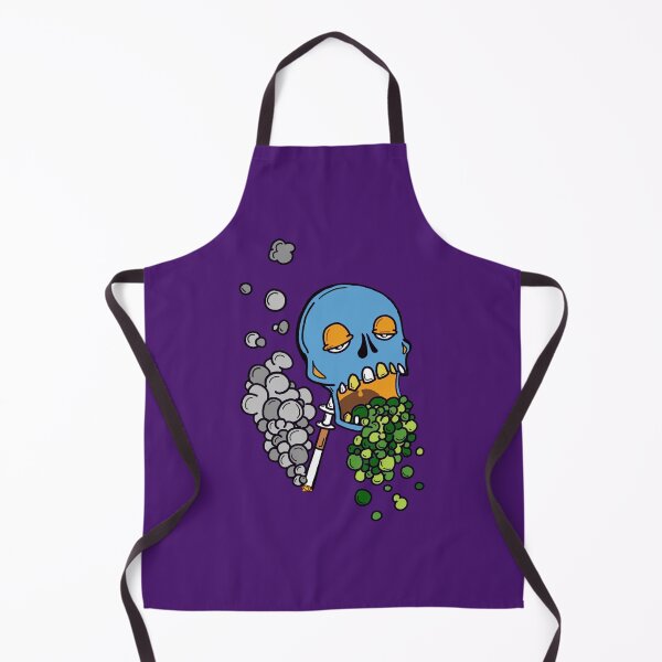 Item preview, Trippy Skull Smoking designed and sold by SantiagoCh.