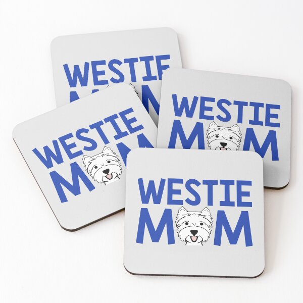 Item preview, Westie MOM sticker - West Highland White Terrier sticker - Westie stickers - Westies - Westie gifts designed and sold by smooshfaceutd.