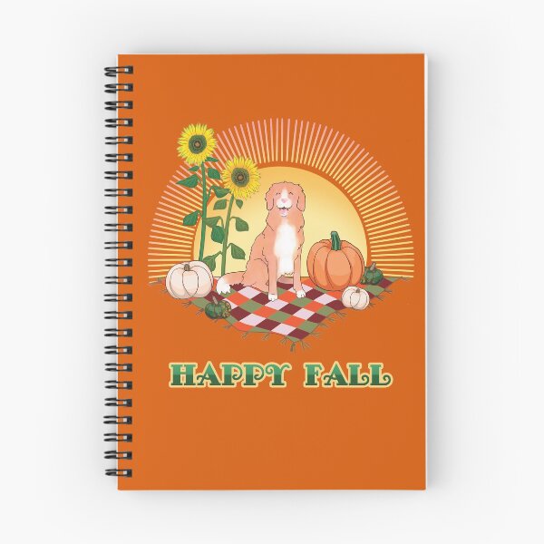 Item preview, Happy Fall - Vintage Style Autumn Toller Design (Pumpkin Spice) designed and sold by BlossomCreative.