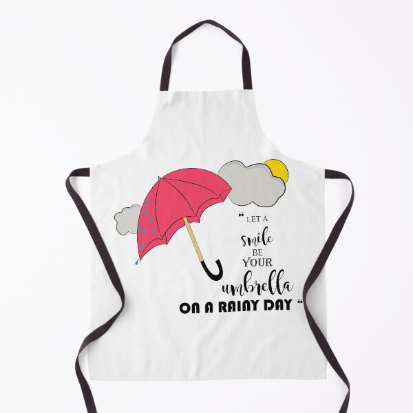 Item preview, let a smile be your umbrella on a rainy day designed and sold by zoughlal.