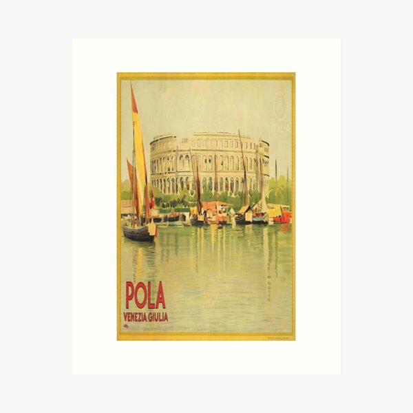Item preview, Pola retro poster designed and sold by CorasPosters.