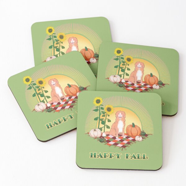 Item preview, Happy Fall - Vintage Style Autumn Toller Design (Sage) designed and sold by BlossomCreative.